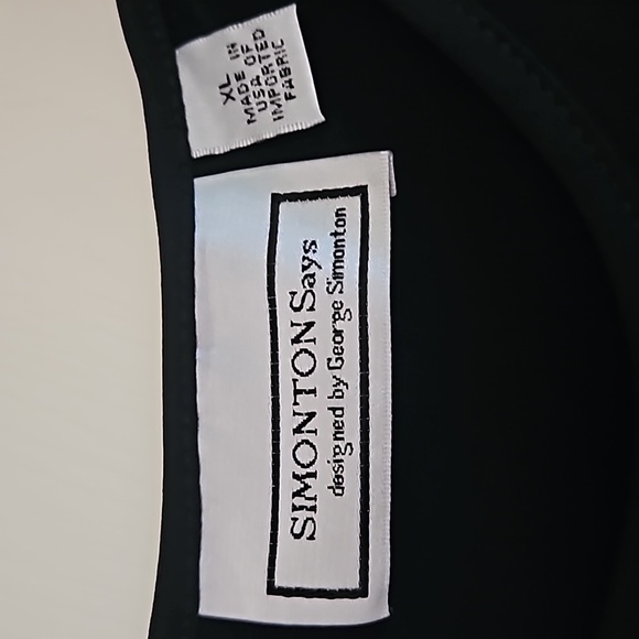 Simonton Says Women's Black Blouse XL - Picture 2 of 4